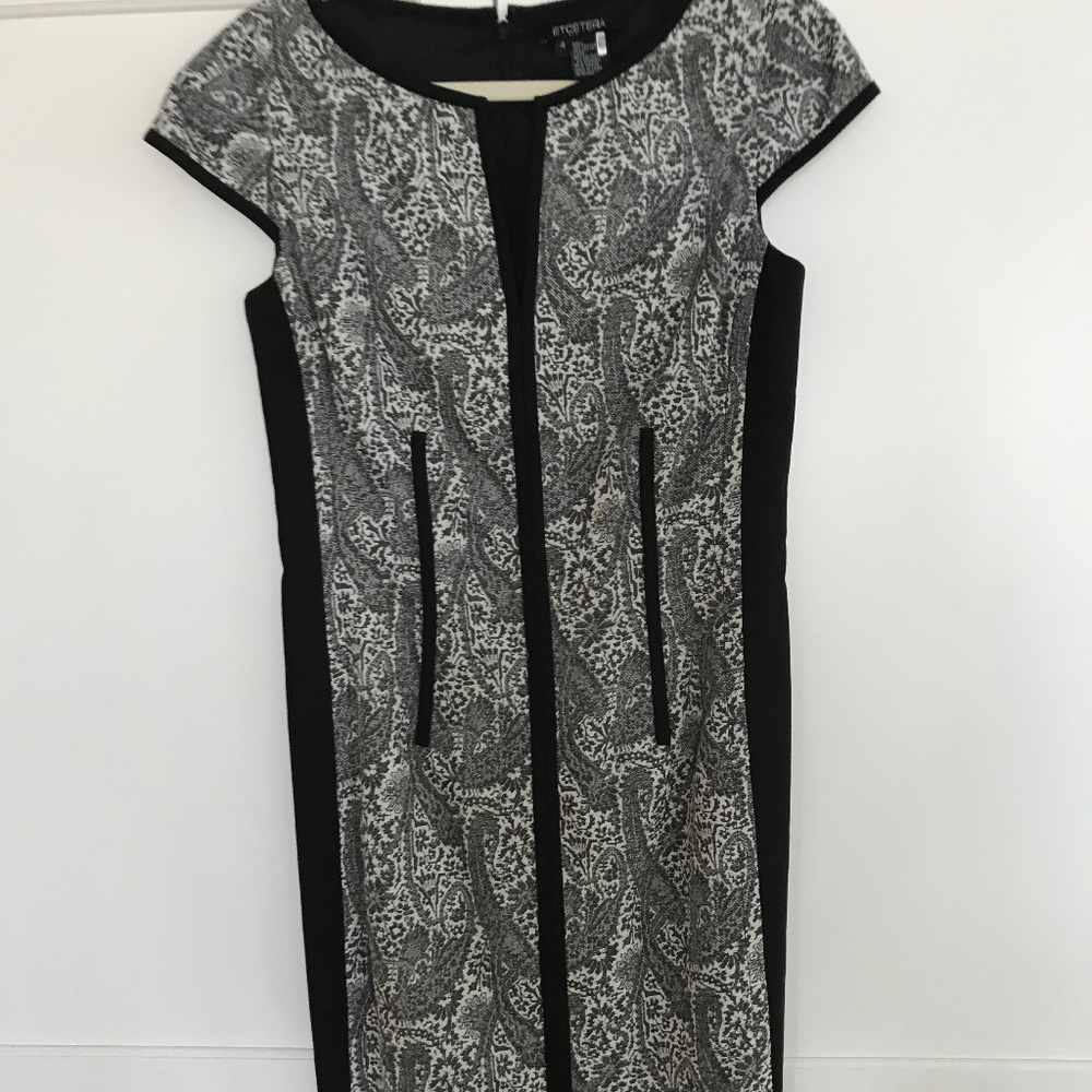 Tailored B&W Dress